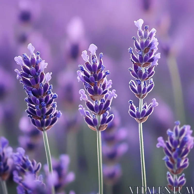 Lavender Blossom Perfection AI Image