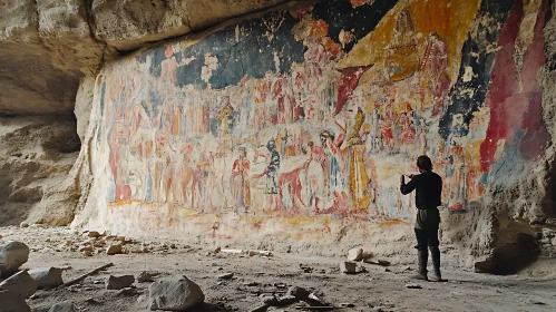 Historical Cave Paintings and Mural Exploration