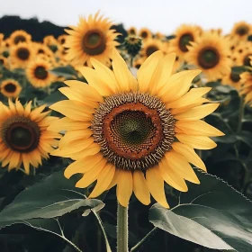 Sunflowers in Bloom