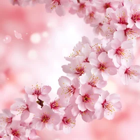 Delicate Pink Cherry Blossoms