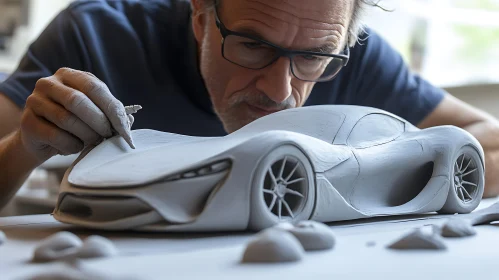 Art of Sculpting Futuristic Car Models