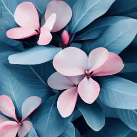 Soft Pastel Botanical Image