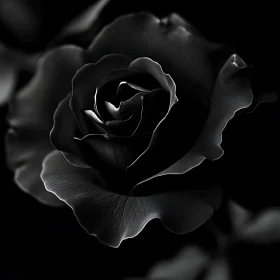 Mystical Black Rose