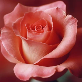 Intricate Pink Rose Close-Up