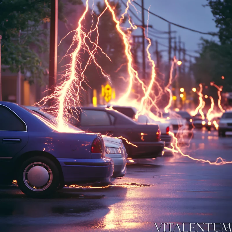 Electric Storm Over the City