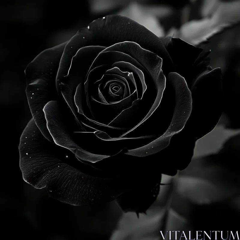 Mystery and Elegance of Black Rose