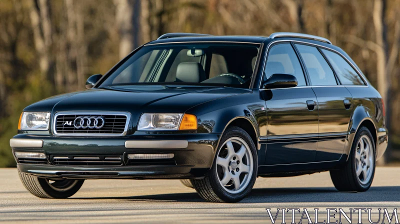 Vintage Audi A4 Station Wagon AI Image