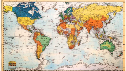 Geographical Map of the World