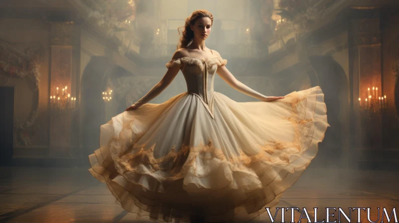 Ethereal Portraiture - A Fairytale Inspired Image from 'Beauty and the Beast' AI Image
