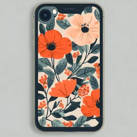 Stylish Flower Design Phone Cover