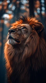 Regal Lion in Natural Habitat
