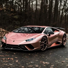 Luxury Orange Automobile