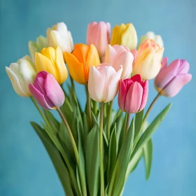 Colorful Tulips in Bloom