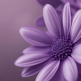 Intricate Purple Bloom in Macro Detail