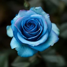 Blue Rose Macro Photography