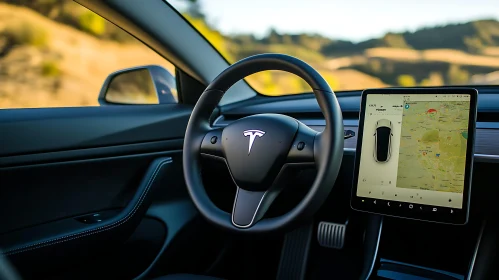 Tesla Dashboard and Navigation System