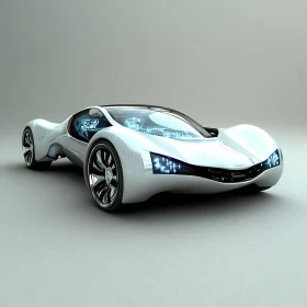 Innovative White Concept Vehicle