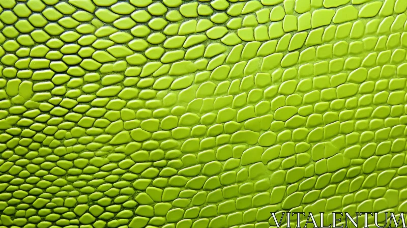 Bright Green Snake Skin Texture: A Study in Organic Sculpting and Glass Art AI Image