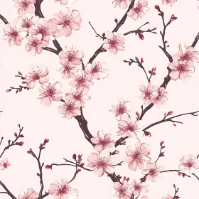 Elegant Cherry Blossom Artwork