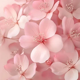 Delicate Pink Cherry Blossoms