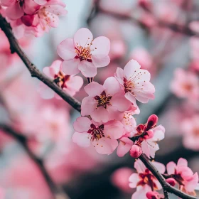 Beautiful Pink Cherry Blossoms