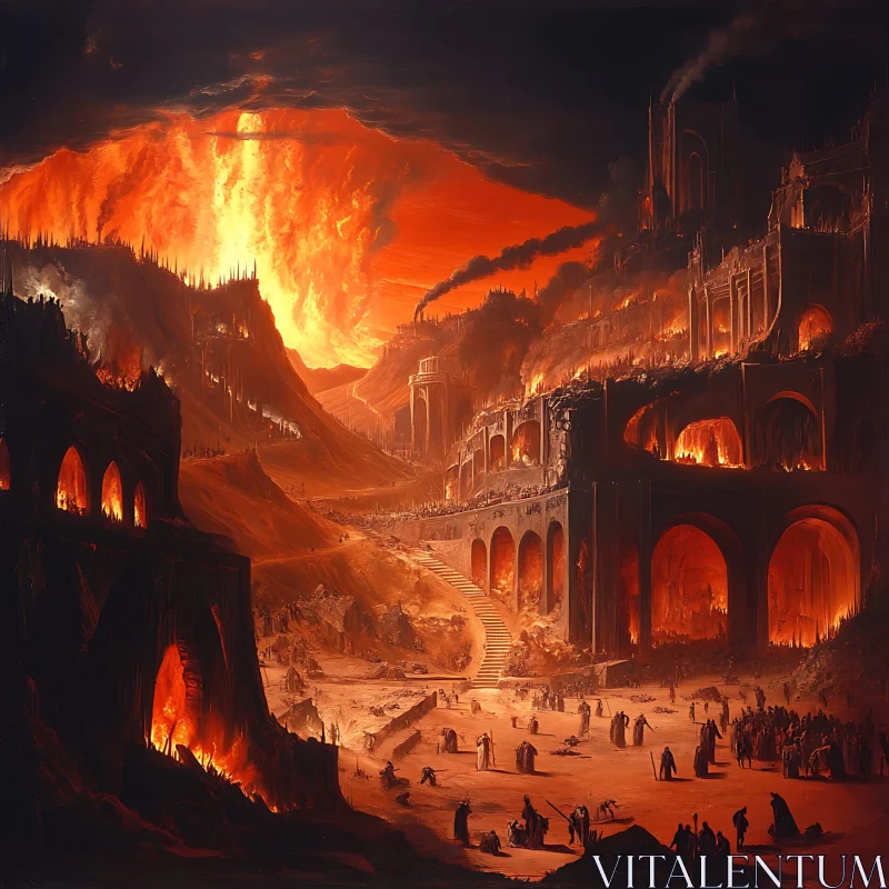 Apocalyptic Firestorm Background
