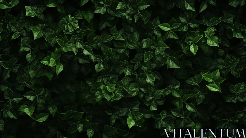 Lush Green Ivy Vine Backdrop - Nature-Inspired Art AI Image