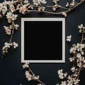 Minimalist Floral Arrangement with Blossoms