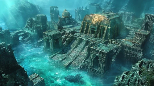 Submerged Ancient City Ruins