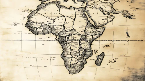 Antique Map of Africa