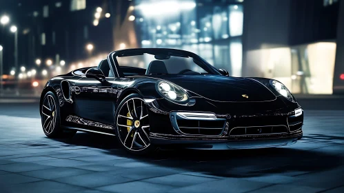 Elegant Convertible at Night