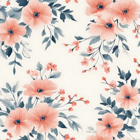 Graceful Floral Design with Peach Blossoms