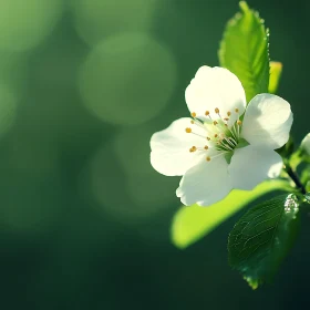 White Flower in Springtime