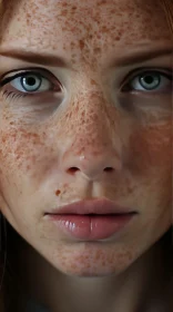 Captivating Portrait of a Woman with Freckles | Norwegian Nature
