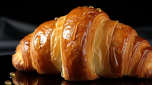 Baked Butter Croissant - A Photorealistic Food Art
