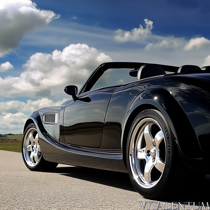 Luxury Convertible on Scenic Road