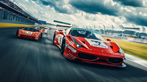 High-Speed Racecars on a Competitive Track