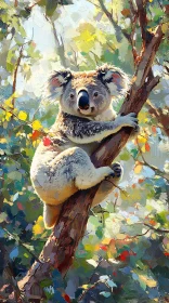 Koala Art in Nature