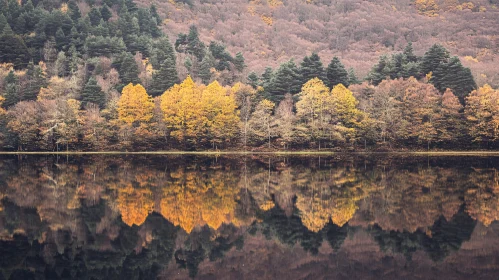 Autumn Forest Reflection