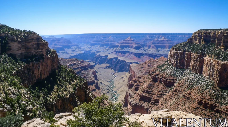 AI ART Grand Canyon View