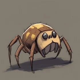 Adorable Spider Drawing