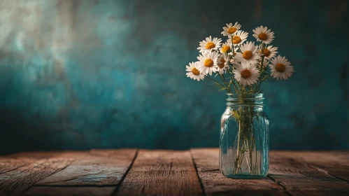 Rustic Arrangement of Daisies