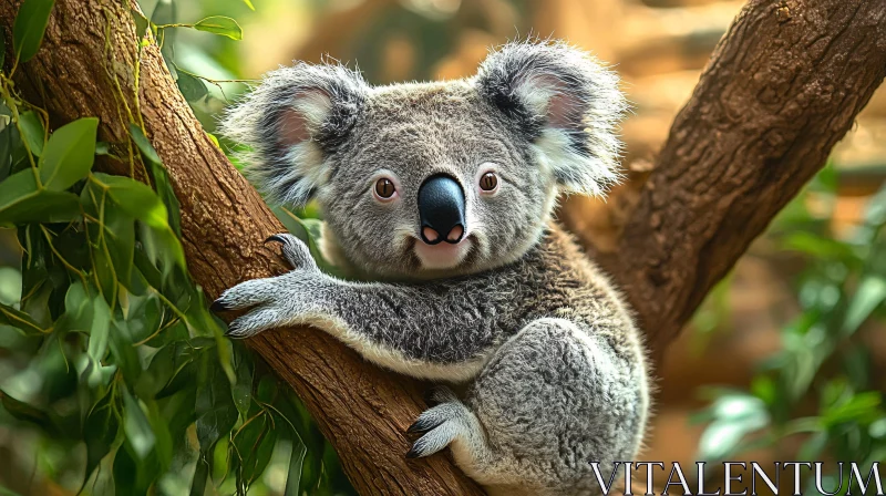 AI ART Koala in Tree