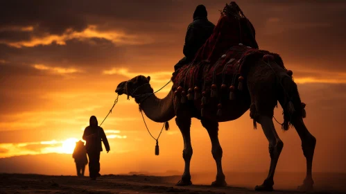 Camel Rider in Amber: A Reimagining of Traditional Eastern Zhou Dynasty