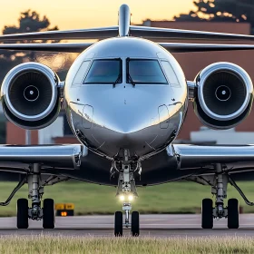 Sleek Private Jet Image