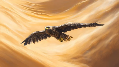 Majestic Eagle in Flight