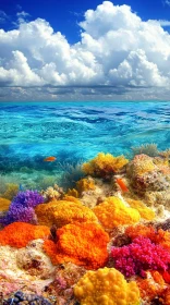 Vibrant Underwater Coral Reef