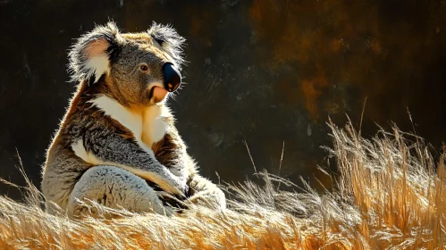 Koala in a Tranquil Setting