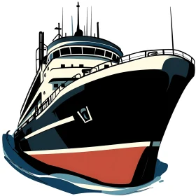 Elegant Boat Illustration