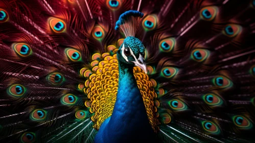 Exquisite Peacock Displaying Vibrant Feathers - National Geographic Contest Winner